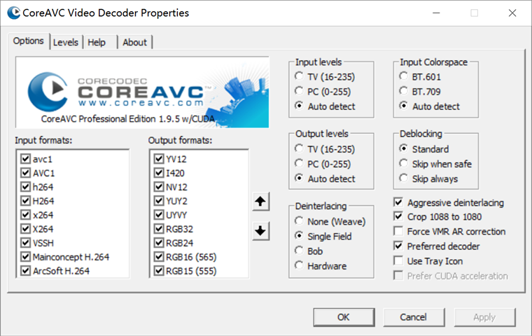 CoreAVC Pro 1.9.5 - Free Download