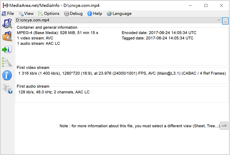 MediaInfo Portable 24.06 - Free Download