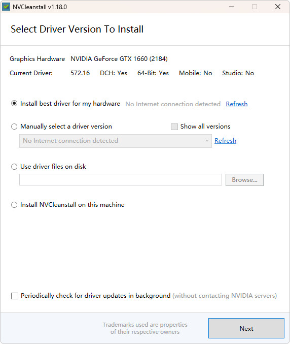 NVCleanstall v1.18.0 - Free Download